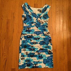 Adrianna Pappell Size 10 Floral Sleeveless Dress